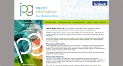 Desktop Screenshot of impactpromogroup.com